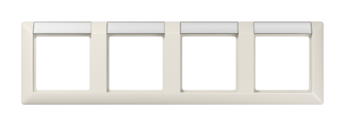 Рамка 4 поста JUNG AS 500, горизонтальная, слоновая кость