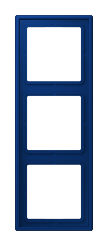 Рамка 3 поста JUNG LS 990, bleu outremer foncé