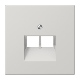 Накладка на розетку информационную JUNG LS 990, светло-серый