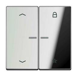 Накладка на жалюзийный выключатель Jung LS METAL, хром, GCR1701P